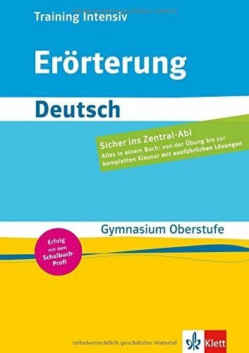 Erörterung deutsch gymnasium - deutsch:,